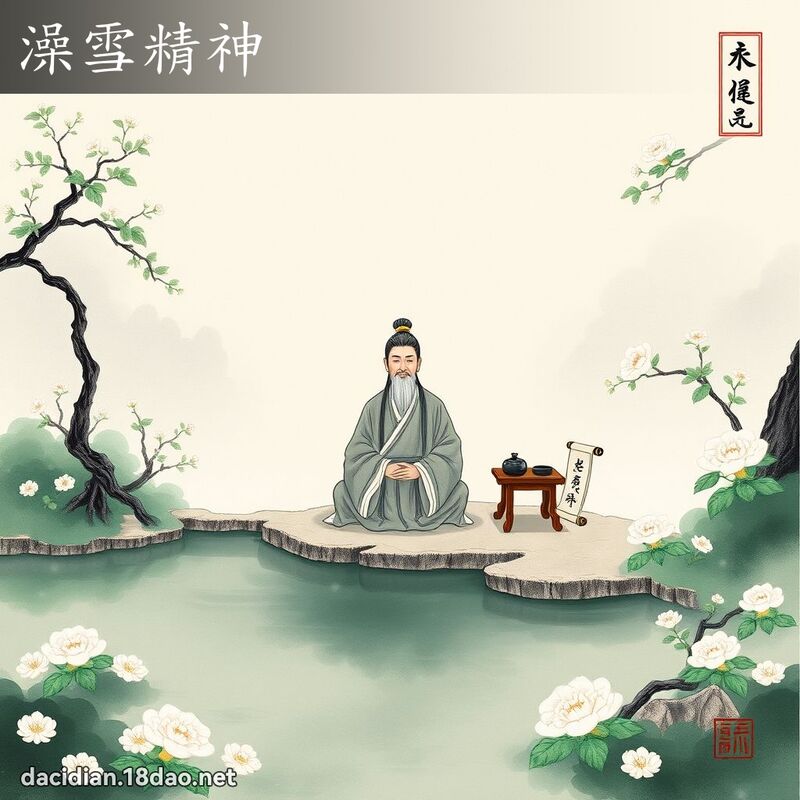 澡雪精神 配图