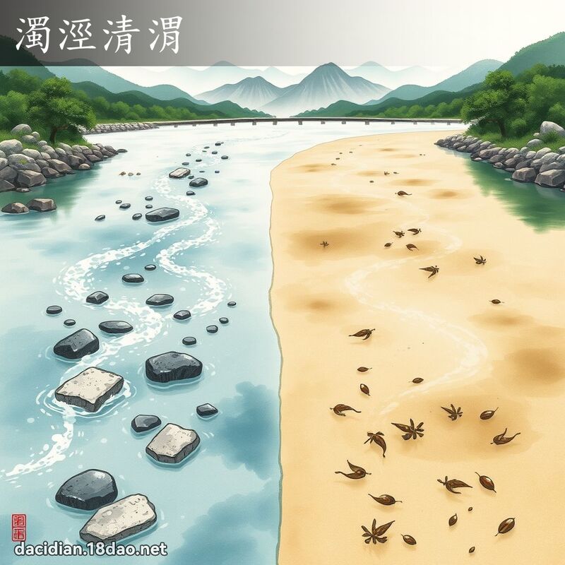 浊涇清渭 配图