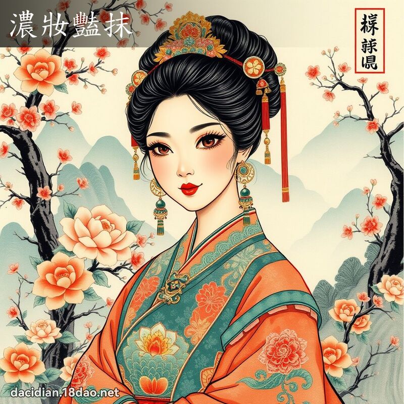 浓妆艳抹 配图
