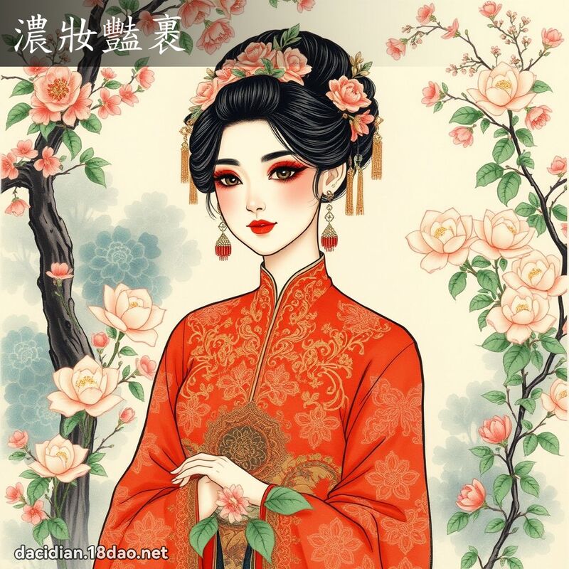 浓妆艳裹 配图