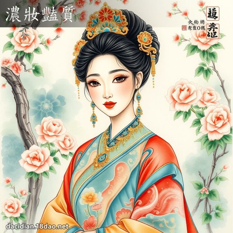 浓妆艳质 配图