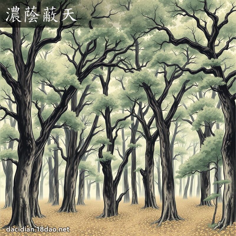 浓荫蔽天 配图