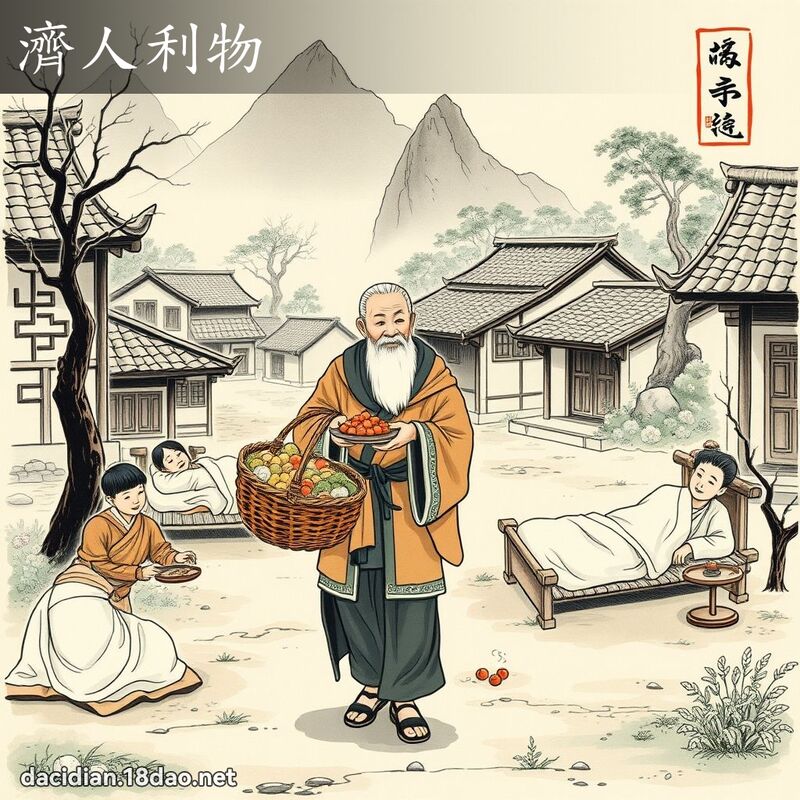 济人利物 配图