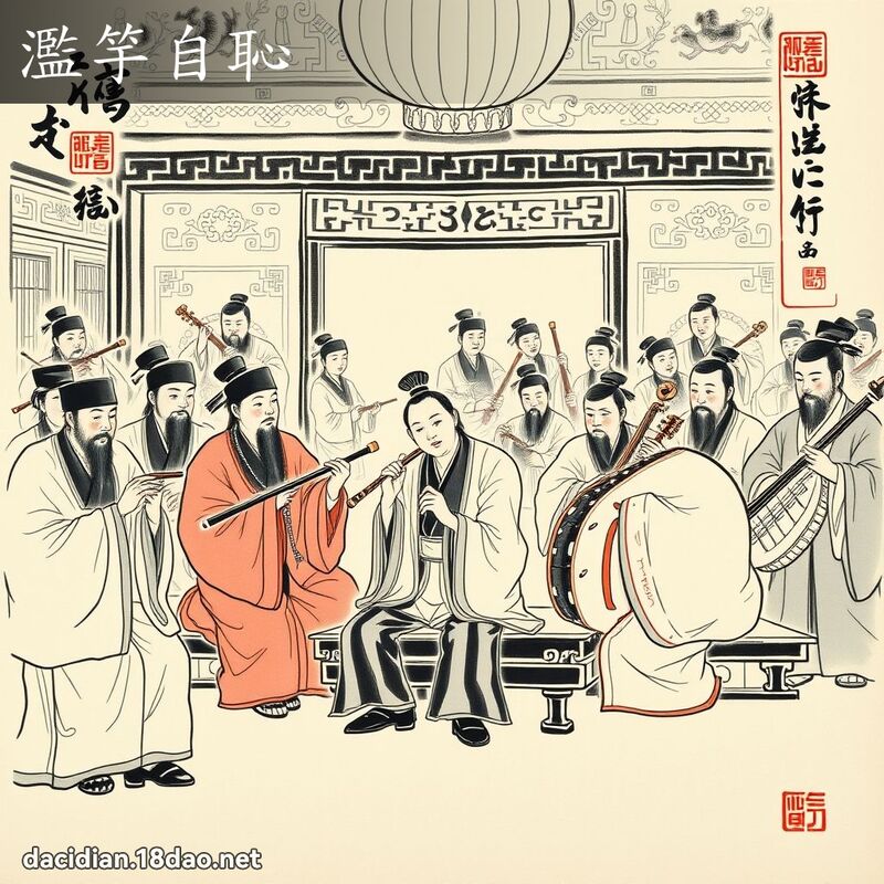 滥竽自耻 配图
