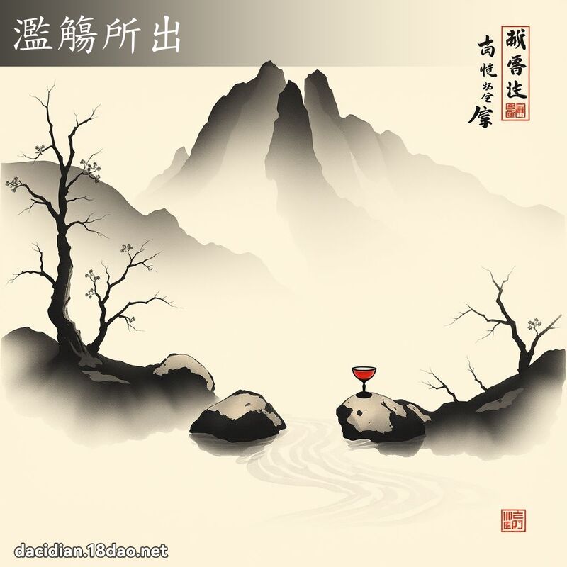 滥觴所出 配图