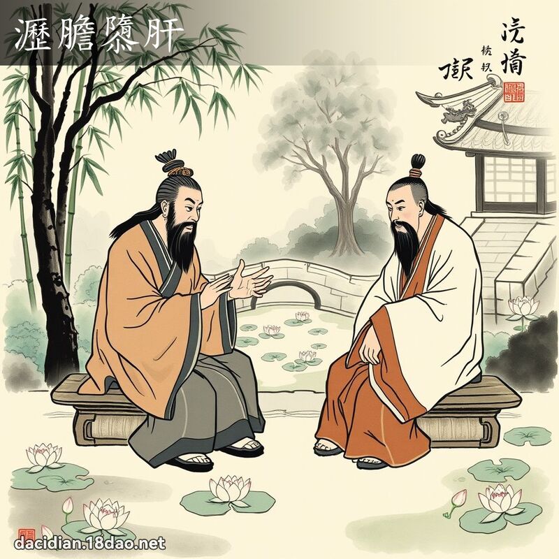 瀝膽隳肝 配图