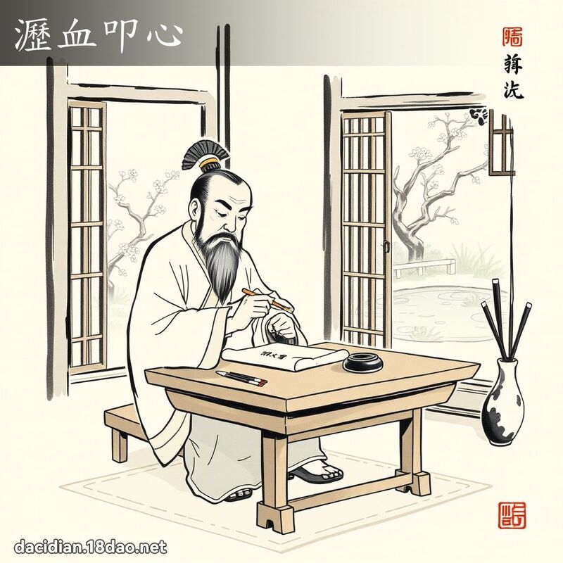 瀝血叩心 配图