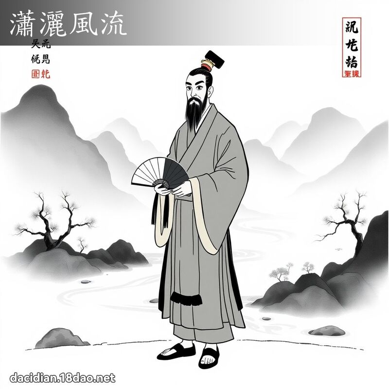 瀟灑風流 配图