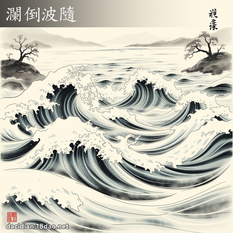 瀾倒波隨 配图