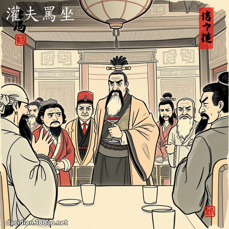 灌夫罵坐 配图