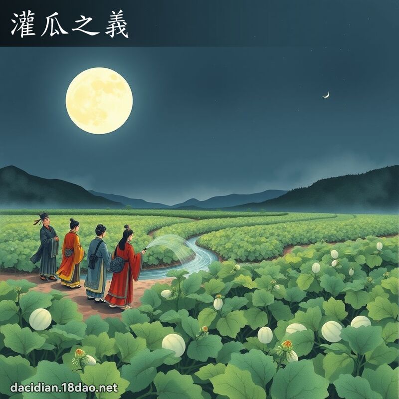 灌瓜之義 配图