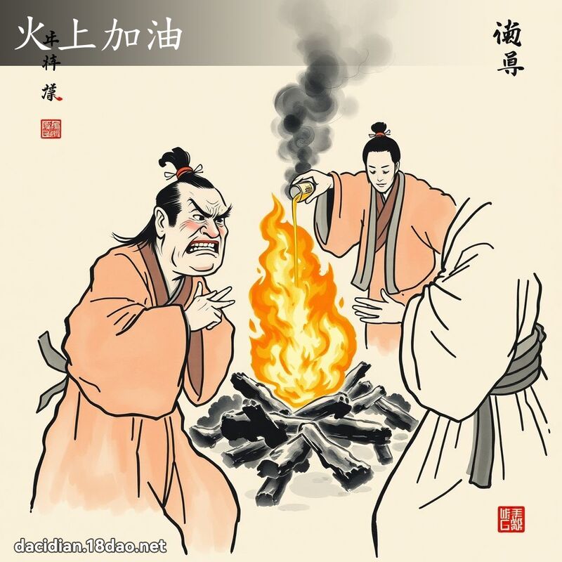 火上加油 配图