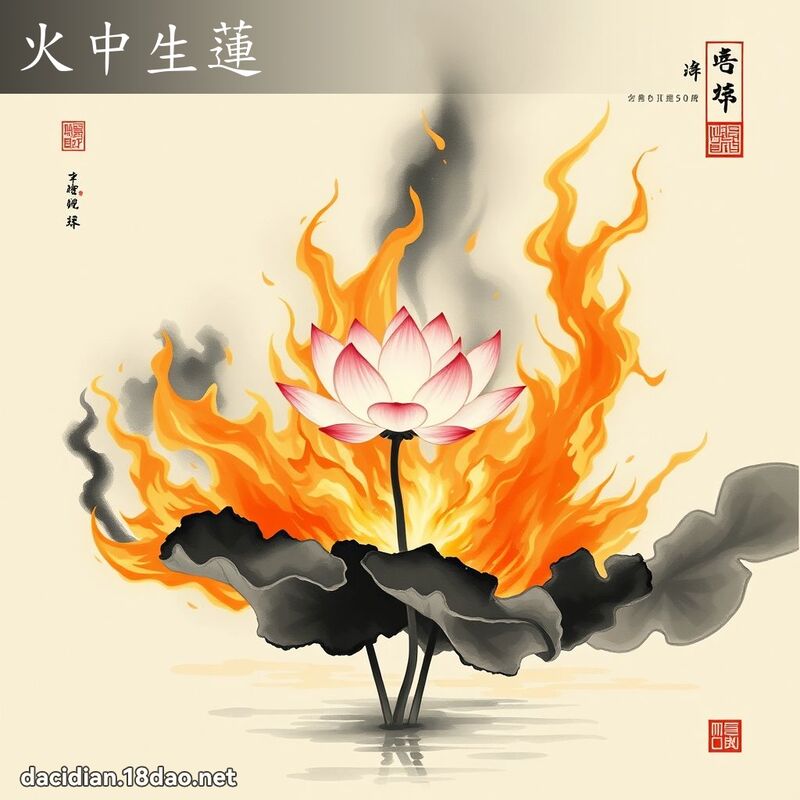 火中生蓮 配图