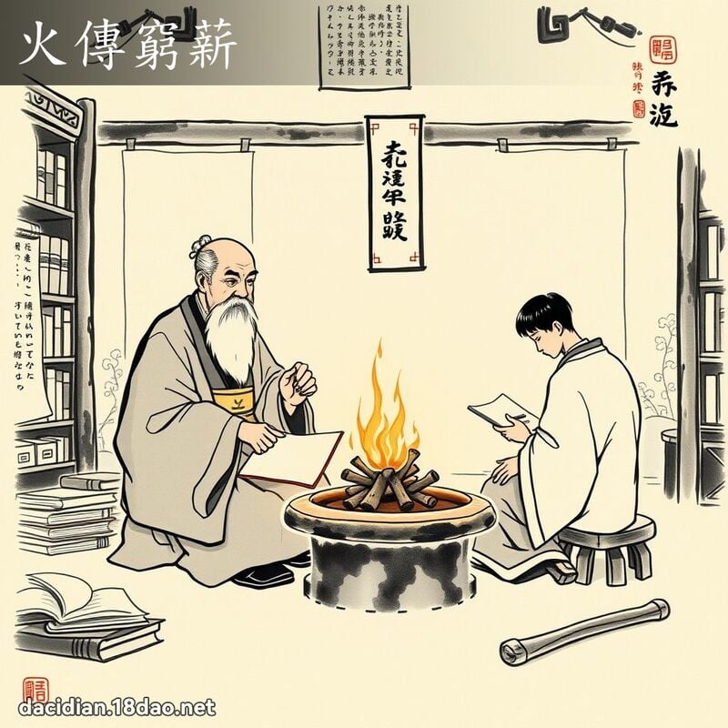 火傳窮薪 配图