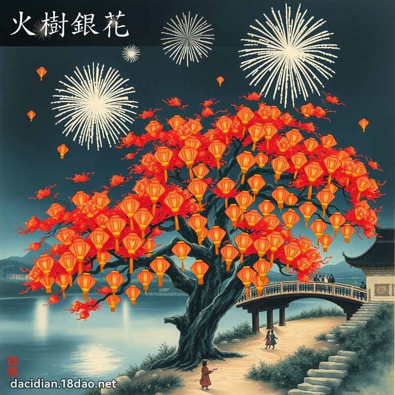 火樹銀花 配图