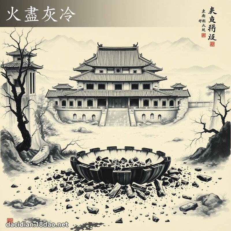火盡灰冷 配图