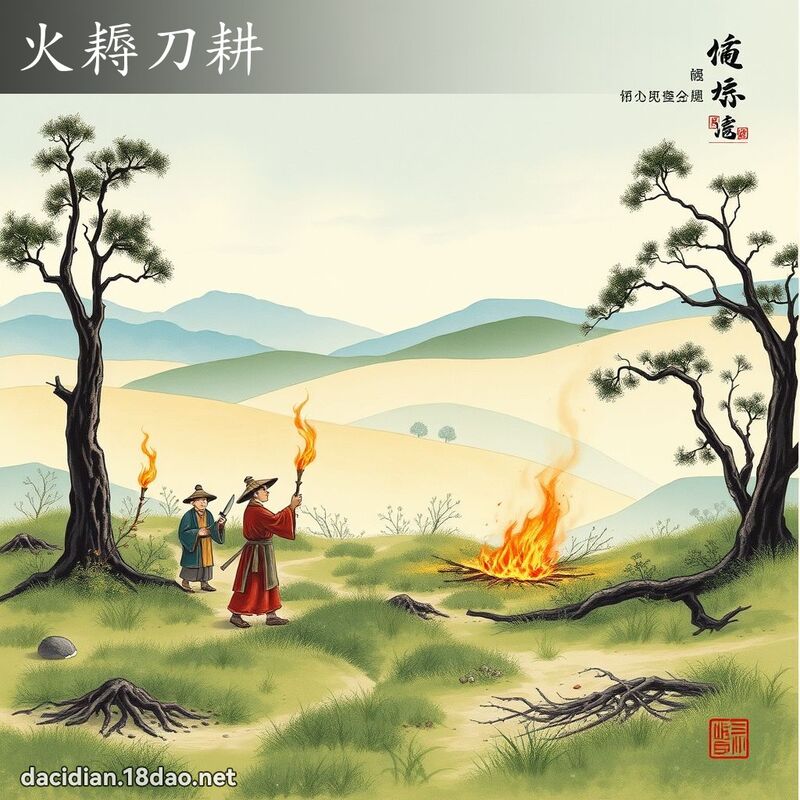 火耨刀耕 配图