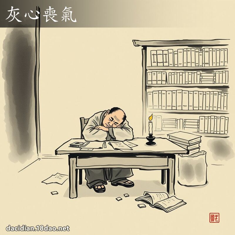灰心喪氣 配图