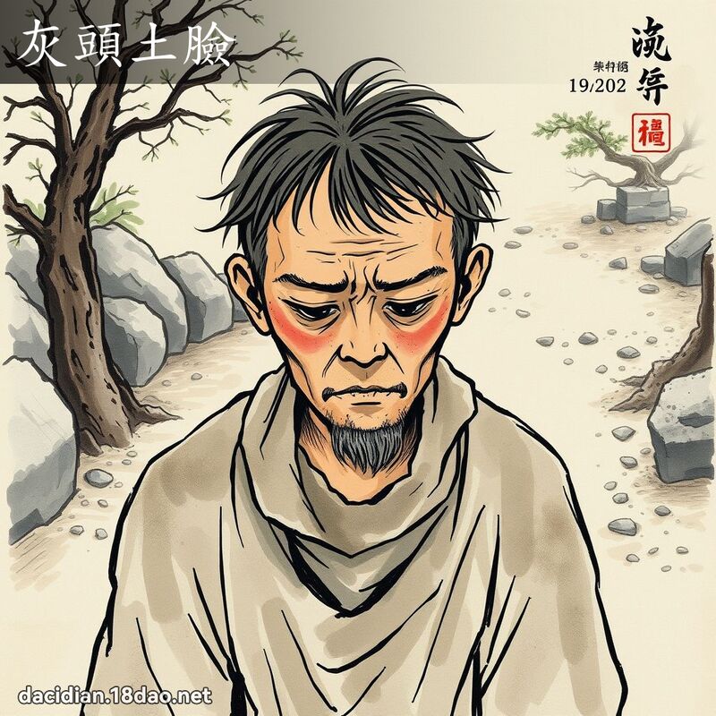 灰頭土臉 配图