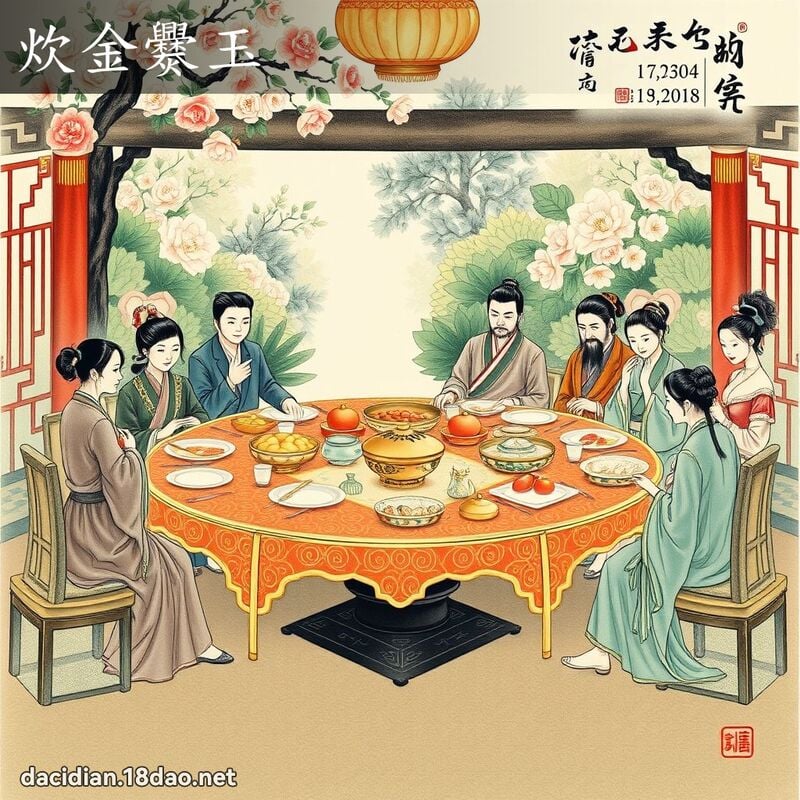 炊金爨玉 配图