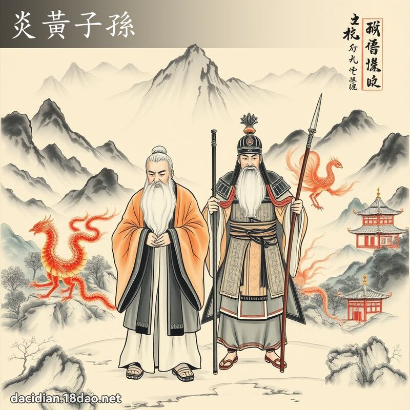 炎黃子孫 配图
