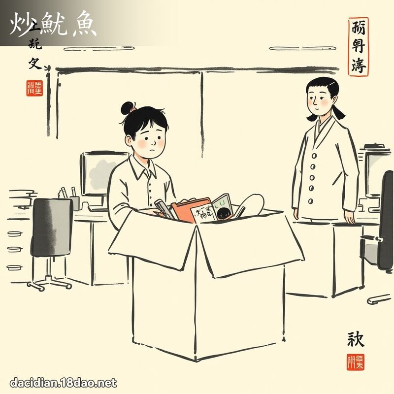 炒魷魚 配图