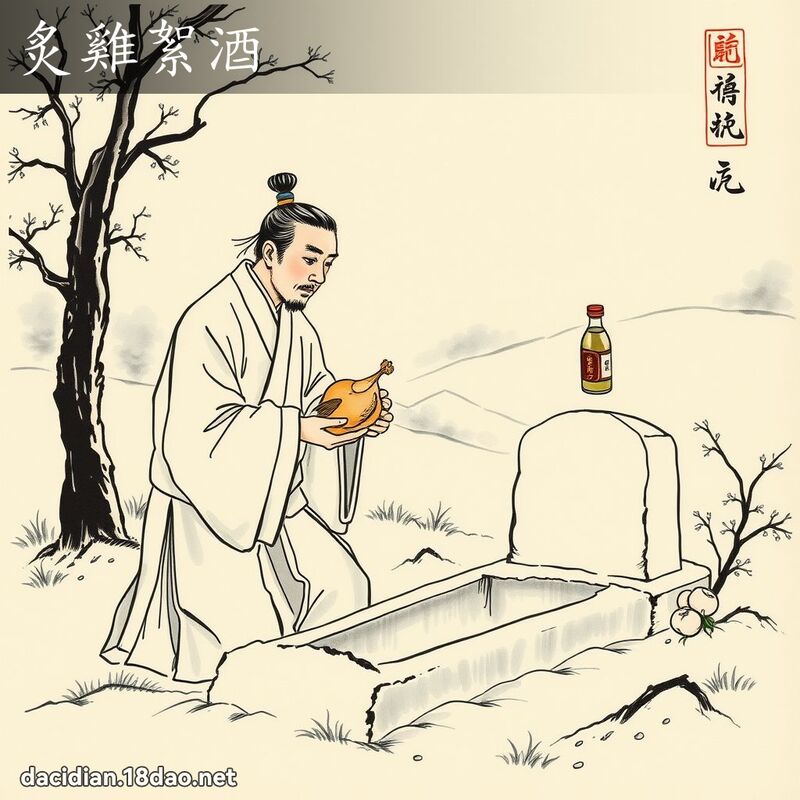 炙雞絮酒 配图