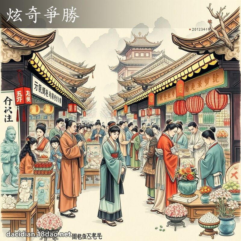 炫奇爭勝 配图