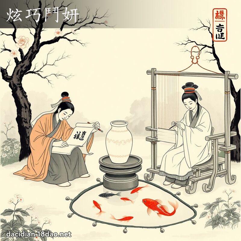 炫巧鬥妍 配图