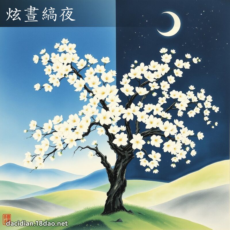 炫晝縞夜 配图
