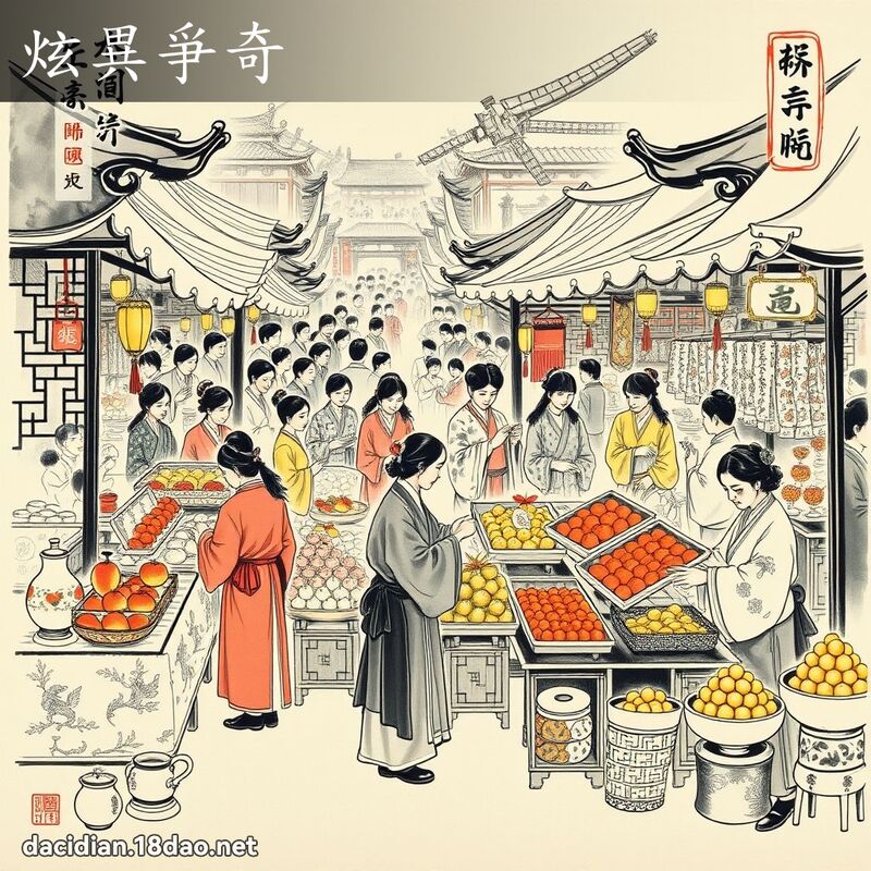 炫異爭奇 配图