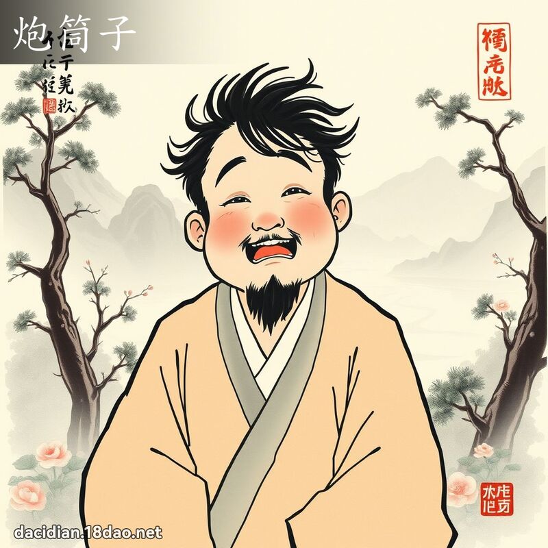 炮筒子 配图