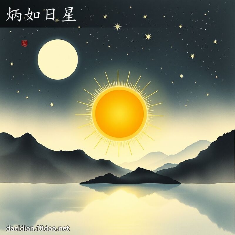 炳如日星 配图