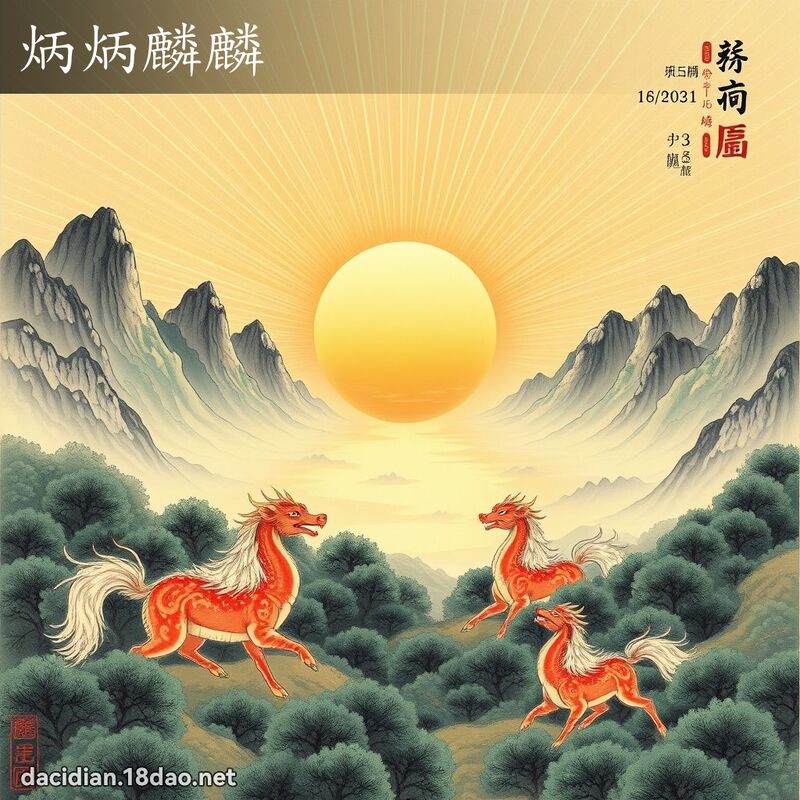 炳炳麟麟 配图