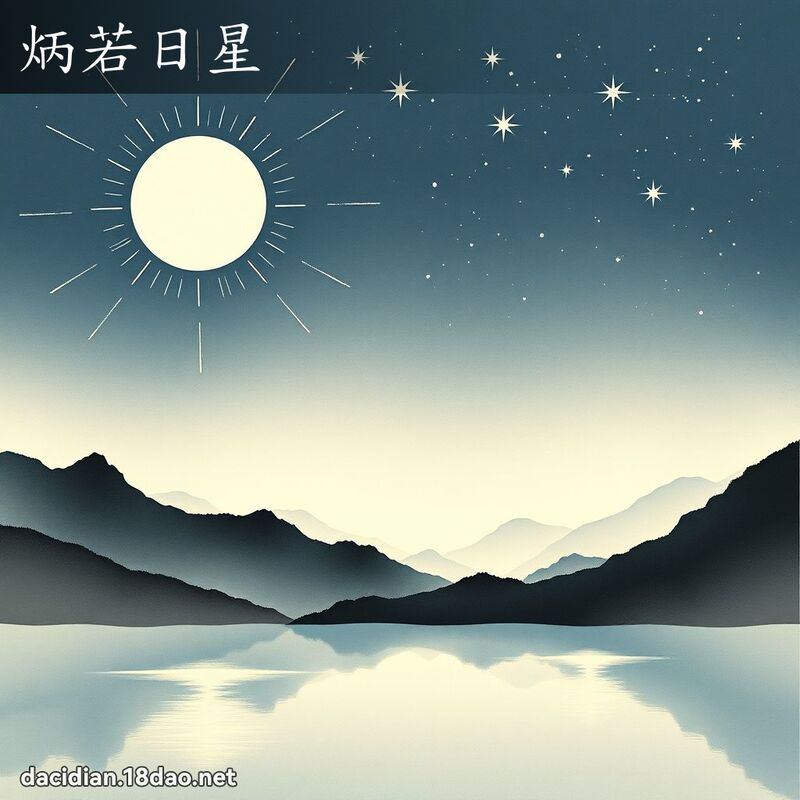 炳若日星 配图