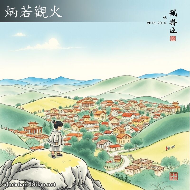 炳若觀火 配图