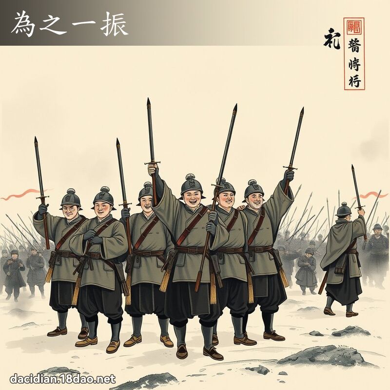 為之一振 配图