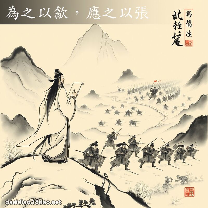 為之以歙，應之以張 配图