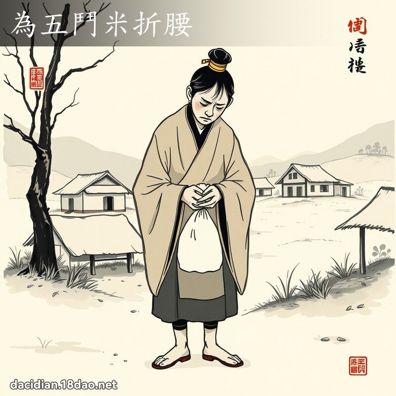 為五鬥米折腰 配图