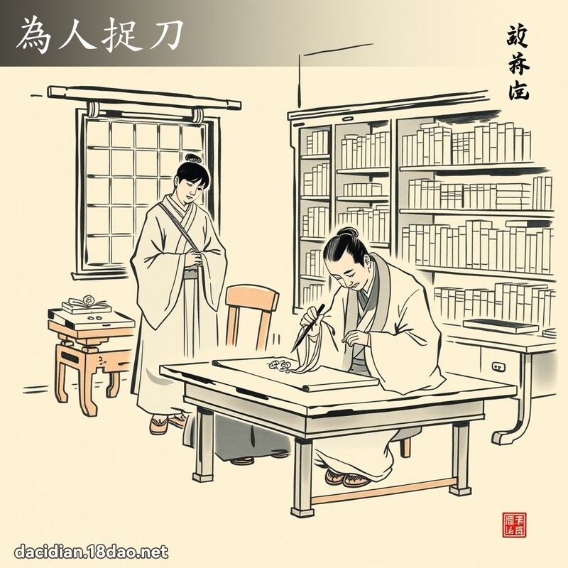 為人捉刀 配图
