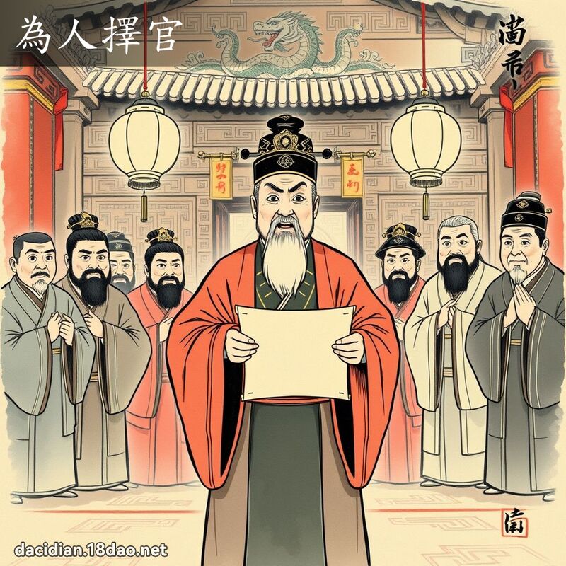 為人擇官 配图