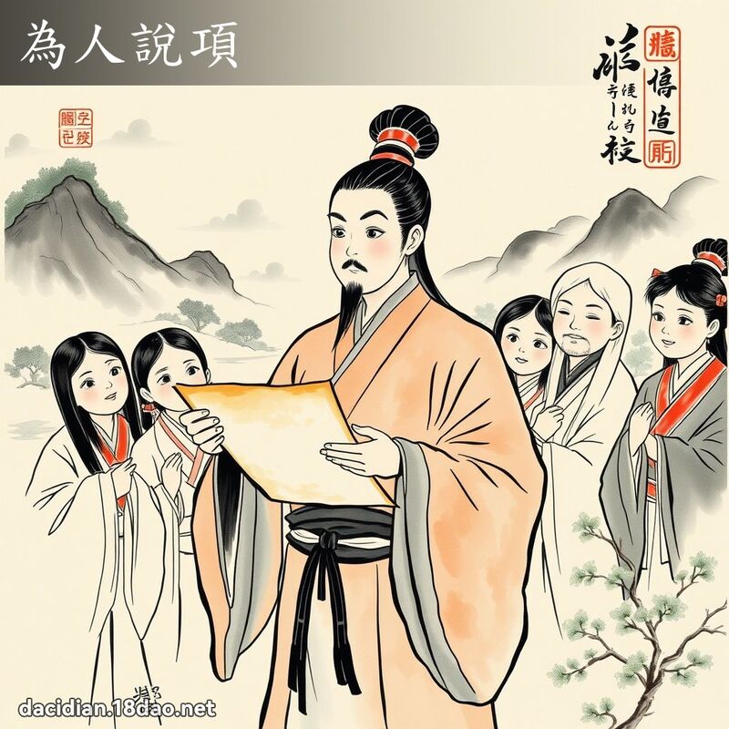 為人說項 配图