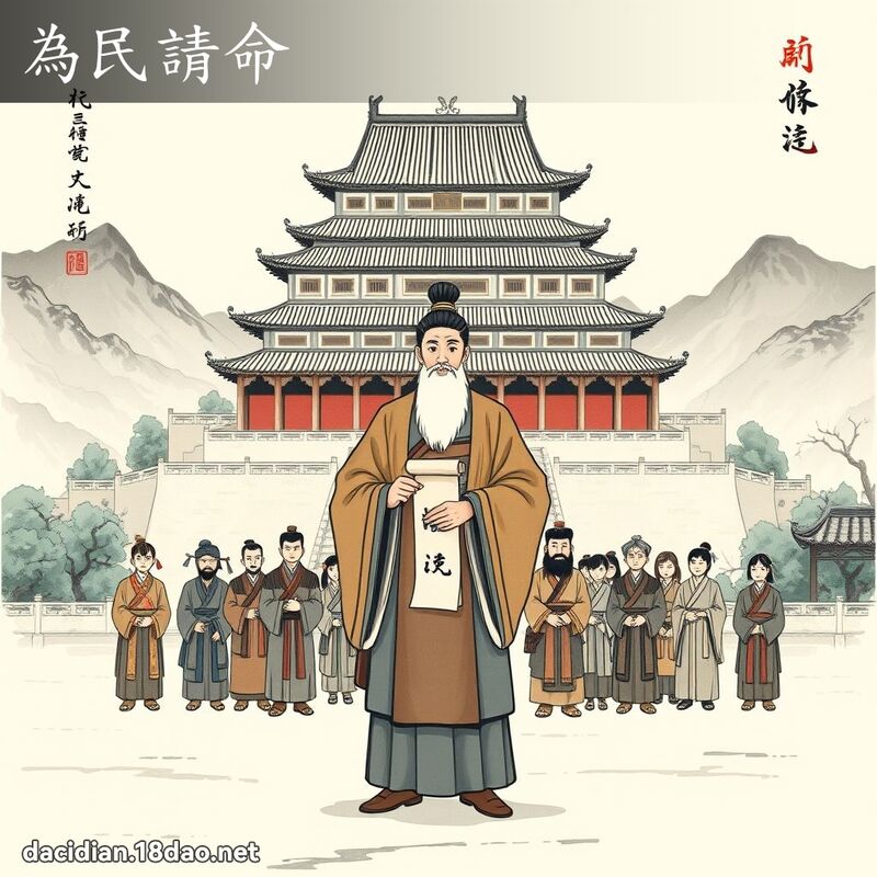 為民請命 配图