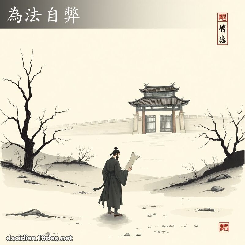 為法自弊 配图