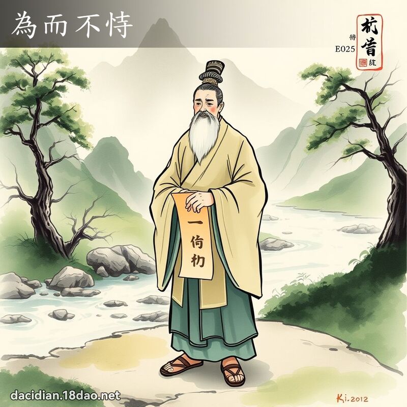 為而不恃 配图