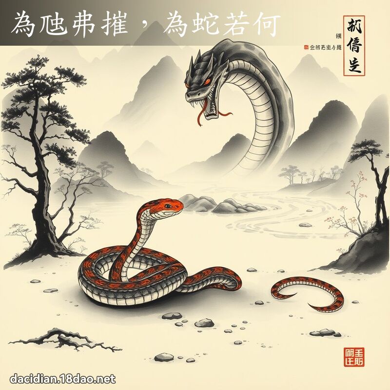 為虺弗摧，為蛇若何 配图