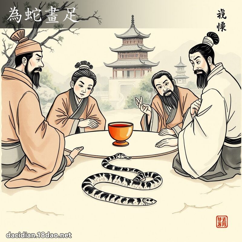 為蛇畫足 配图