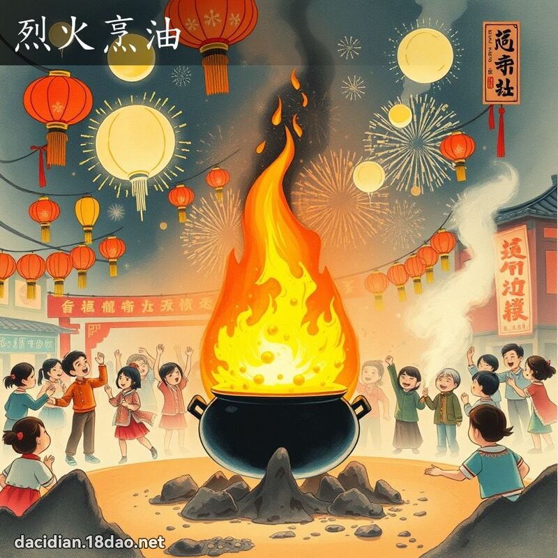 烈火烹油 配图