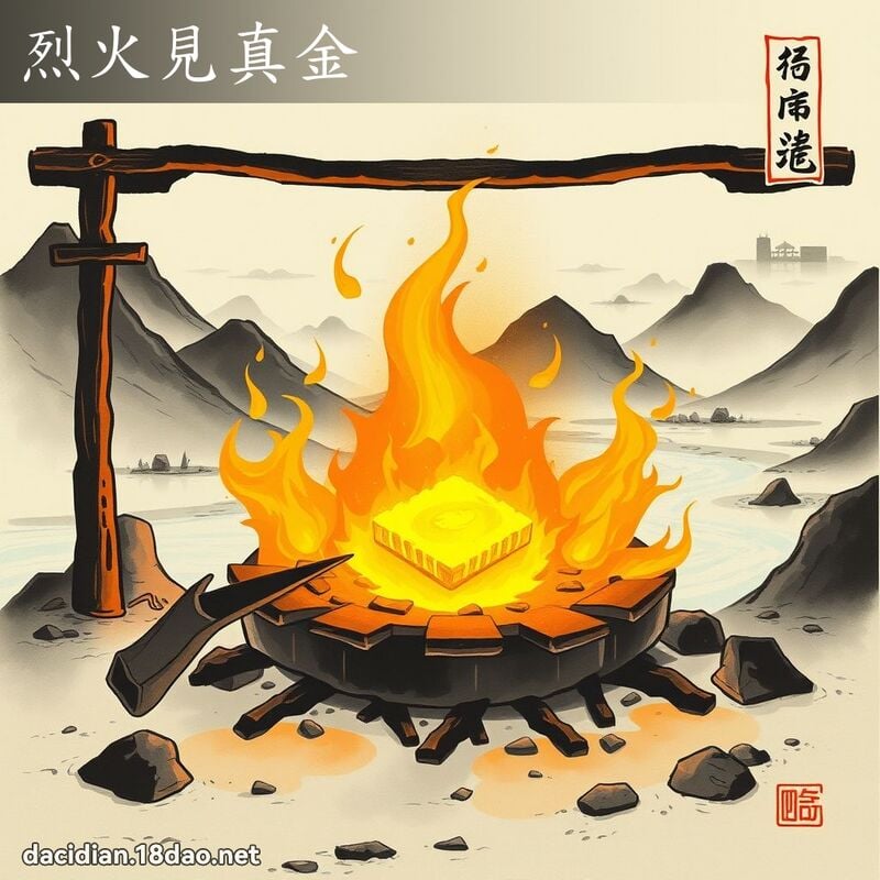 烈火见真金 配图