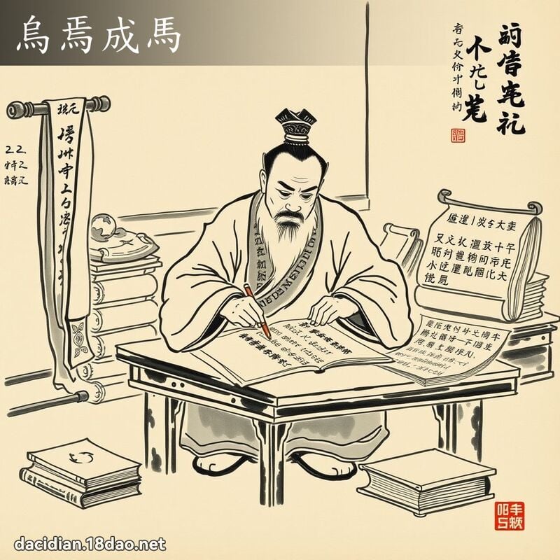 乌焉成马 配图